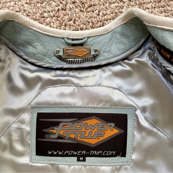 Leather Motorcycle Jacket - Picture 9 of 10